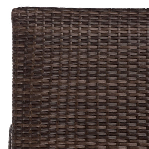 Alex Quick-Dry Foam Chaise Lounger With Woven Rattan Accents, Metal Frame, Weather-Resistant Comfort