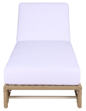 Callan Chaise Lounge With Weather-Resistant Fabric And Ergonomic Foam Support For Outdoor Relaxation