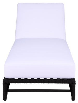Callan Chaise Lounge With Weather-Resistant Fabric And Ergonomic Foam Support For Outdoor Relaxation