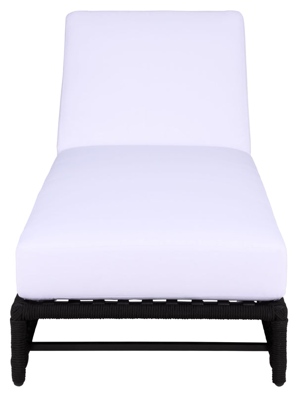 Callan Chaise Lounge With Weather-Resistant Fabric And Ergonomic Foam Support For Outdoor Relaxation