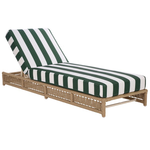 Callan Chaise Lounge With Weather-Resistant Fabric And Ergonomic Foam Support For Outdoor Relaxation