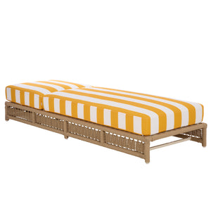 Callan Chaise Lounge With Weather-Resistant Fabric And Ergonomic Foam Support For Outdoor Relaxation