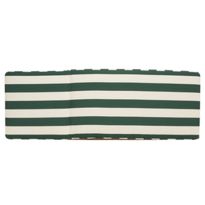 Safavieh Callan Lounger - Stylish Outdoor Chair For Patio & Garden, Comfortable Metal Frame And Chic Design Heather Tan ,Hunter Green Str Metal,Rope,Fabric,Foam Pat7547h