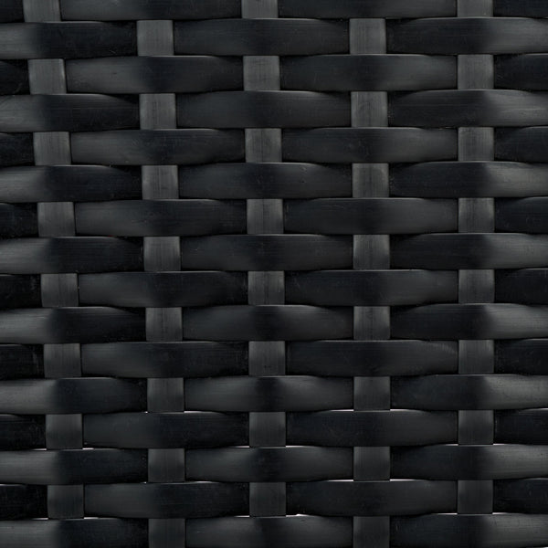 Safavieh Torino Outdoor Chair Set Of 2 - Stylish Aluminum & Pe Wicker For Elegant Patio Living Spaces Black Metal ,Pe Wicker Pat7550b-set2