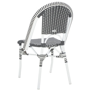 Safavieh Torino Outdoor Chair Set Of 2 - Stylish Aluminum & Pe Wicker For Elegant Patio Living Spaces Grey ,White Metal ,Pe Wicker Pat7550e-set2