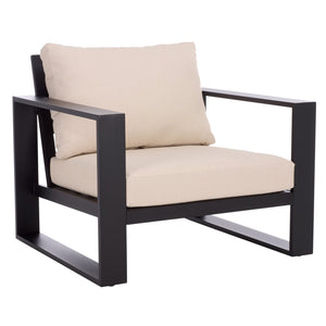 Fash Aluminum Lounge Chair Set Of 2 – Weather-Ready Metal Frame, Foam Cushions, Modern Outdoor Seating