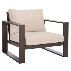 Fash Aluminum Lounge Chair Set Of 2 – Weather-Ready Metal Frame, Foam Cushions, Modern Outdoor Seating