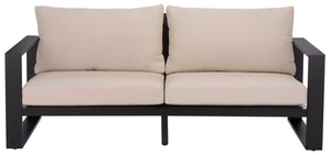 Fash Aluminum Loveseat With Weather-Resistant Cushions, Rust-Resistant Frame For Stylish Patios