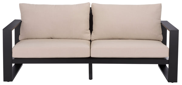 Fash Aluminum Loveseat With Weather-Resistant Cushions, Rust-Resistant Frame For Stylish Patios