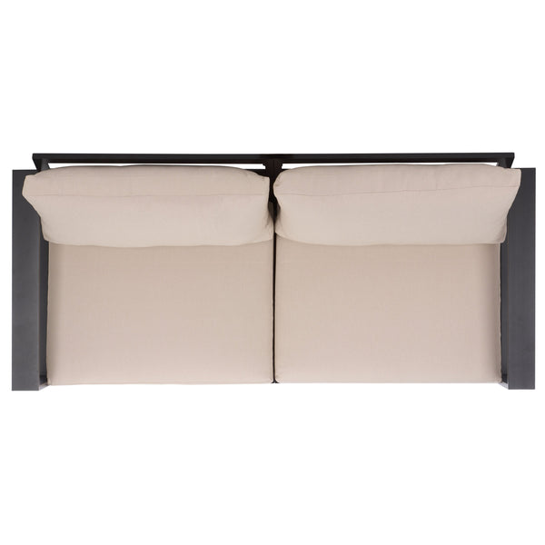 Fash Aluminum Loveseat With Weather-Resistant Cushions, Rust-Resistant Frame For Stylish Patios