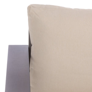Fash Aluminum Loveseat With Weather-Resistant Cushions, Rust-Resistant Frame For Stylish Patios