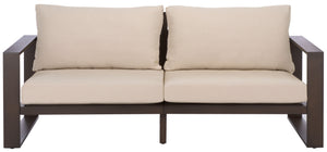 Fash Aluminum Loveseat With Weather-Resistant Cushions, Rust-Resistant Frame For Stylish Patios