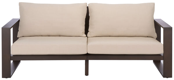 Fash Aluminum Loveseat With Weather-Resistant Cushions, Rust-Resistant Frame For Stylish Patios