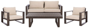 Fash Aluminum Loveseat With Weather-Resistant Cushions, Rust-Resistant Frame For Stylish Patios