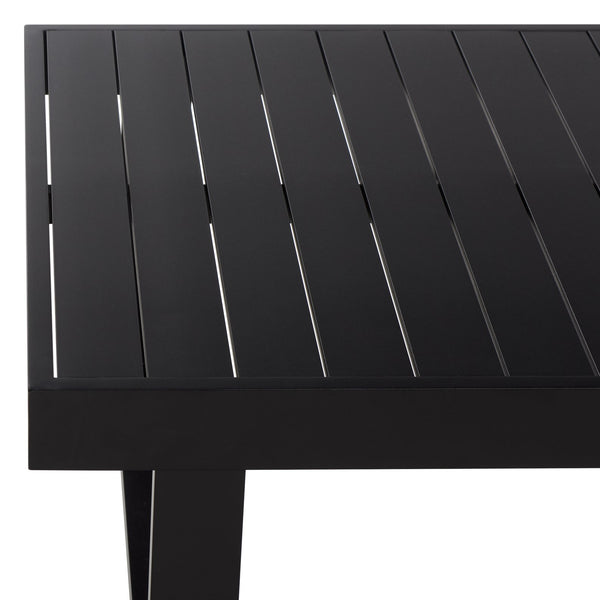 Fash Aluminum Coffee Table — Matte-Finish Outdoor Patio Centerpiece, Lightweight Rust-Resistant Design