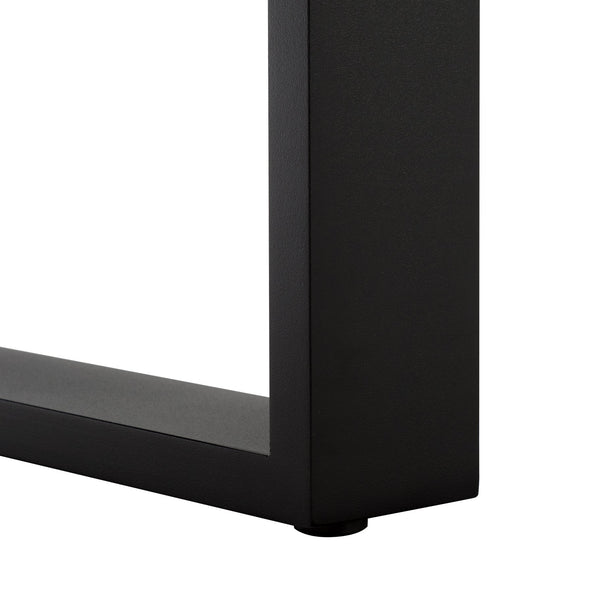 Fash Aluminum Coffee Table — Matte-Finish Outdoor Patio Centerpiece, Lightweight Rust-Resistant Design