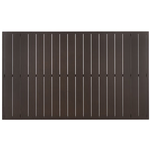 Fash Aluminum Coffee Table — Matte-Finish Outdoor Patio Centerpiece, Lightweight Rust-Resistant Design