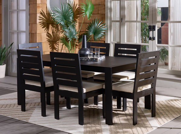 Fash Aluminum 4-Leg Dining Table – Lightweight, Rust-Resistant Patio Centerpiece For Modern Outdoor Spaces
