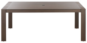 Fash Aluminum 4-Leg Dining Table – Lightweight, Rust-Resistant Patio Centerpiece For Modern Outdoor Spaces