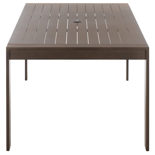 Fash Aluminum 4-Leg Dining Table – Lightweight, Rust-Resistant Patio Centerpiece For Modern Outdoor Spaces