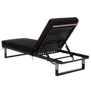 Arman Chaise Lounge With Cushion – Weather-Resistant Rope & Powder-Coated Frame For Patio Comfort