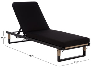 Arman Chaise Lounge With Cushion – Weather-Resistant Rope & Powder-Coated Frame For Patio Comfort