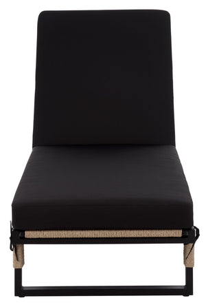 Arman Chaise Lounge With Cushion – Weather-Resistant Rope & Powder-Coated Frame For Patio Comfort