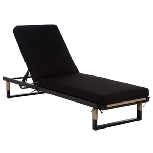 Arman Chaise Lounge With Cushion – Weather-Resistant Rope & Powder-Coated Frame For Patio Comfort