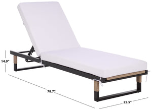 Arman Chaise Lounge With Cushion – Weather-Resistant Rope & Powder-Coated Frame For Patio Comfort