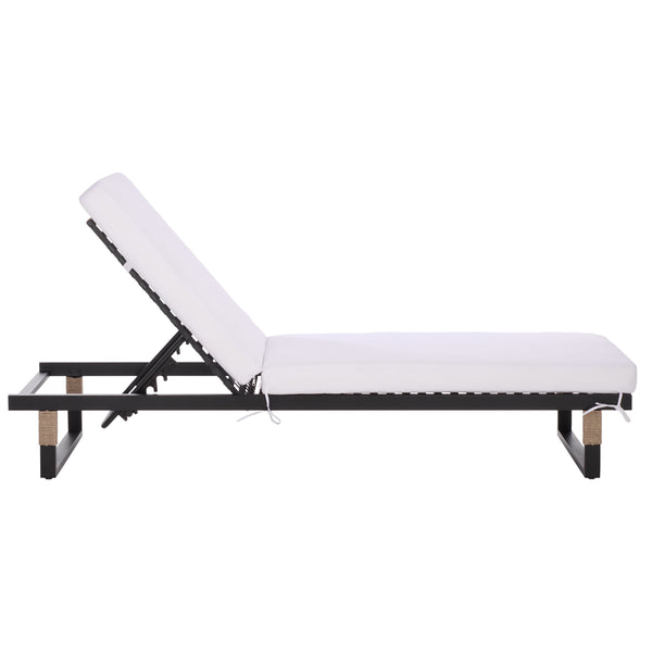 Arman Chaise Lounge With Cushion – Weather-Resistant Rope & Powder-Coated Frame For Patio Comfort