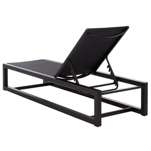Logan Aluminum Chaise Lounge With Textilene Fabric — Weather-Resistant, Ergonomic Patio Seating60
