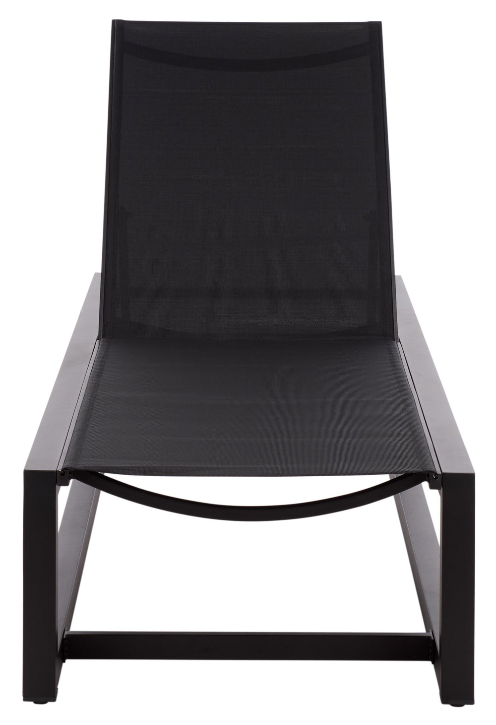 Logan Aluminum Chaise Lounge With Textilene Fabric — Weather-Resistant, Ergonomic Patio Seating60