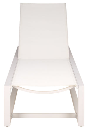 Logan Aluminum Chaise Lounge With Textilene Fabric — Weather-Resistant, Ergonomic Patio Seating60