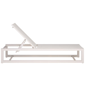 Logan Aluminum Chaise Lounge With Textilene Fabric — Weather-Resistant, Ergonomic Patio Seating60