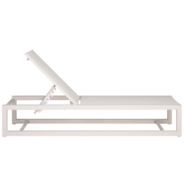 Logan Aluminum Chaise Lounge With Textilene Fabric — Weather-Resistant, Ergonomic Patio Seating60