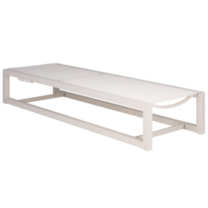 Logan Aluminum Chaise Lounge With Textilene Fabric — Weather-Resistant, Ergonomic Patio Seating60
