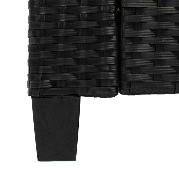 Safavieh Jovita 3Pc Corner Set Black Frame/White Cushion PAT7707A-3BX