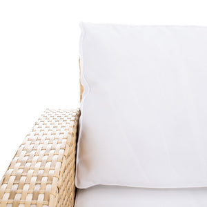 Safavieh Jovita 3Pc Corner Set Natural/White Cushion PAT7707D-3BX