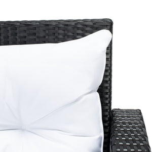 Safavieh Miki Living Set Black/White Cushion PAT7708A-4BX