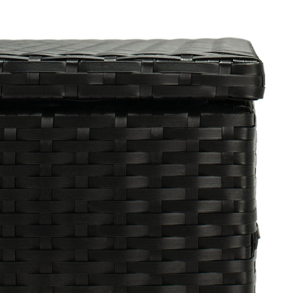 Safavieh OLIVEIRA Cushion Box - Stylish Weather-Resistant Storage Solution for Outdoor Cushions and Accessories Black / White PAT7709A