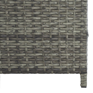 Safavieh OLIVEIRA Cushion Box - Stylish Weather-Resistant Storage Solution for Outdoor Cushions and Accessories Grey / White PAT7709C