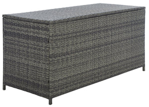 Safavieh OLIVEIRA Cushion Box - Stylish Weather-Resistant Storage Solution for Outdoor Cushions and Accessories Grey / White PAT7709C