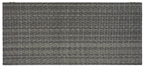 Safavieh OLIVEIRA Cushion Box - Stylish Weather-Resistant Storage Solution for Outdoor Cushions and Accessories Grey / White PAT7709C
