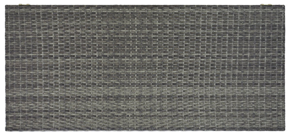 Safavieh OLIVEIRA Cushion Box - Stylish Weather-Resistant Storage Solution for Outdoor Cushions and Accessories Grey / White PAT7709C