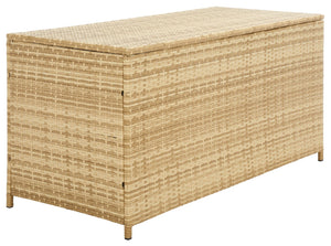 Safavieh OLIVEIRA Cushion Box - Stylish Weather-Resistant Storage Solution for Outdoor Cushions and Accessories Natural / White PAT7709D