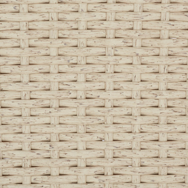 Safavieh VIORA Loveseat - Stylish Outdoor Seating with Plush Cushions and Integrated Storage for Comfort Beige / White PAT7710B