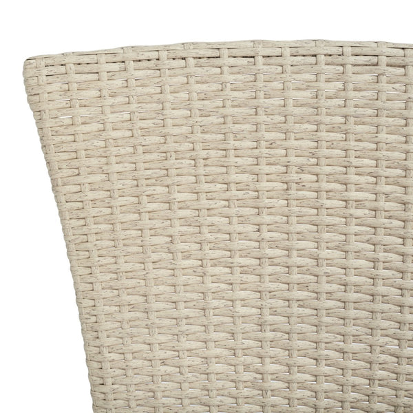 Safavieh EDNA 3-Piece Lounge Set – Elegant Outdoor Seating with Tropical Modern Design for Ultimate Comfort Beige / White PAT7719B