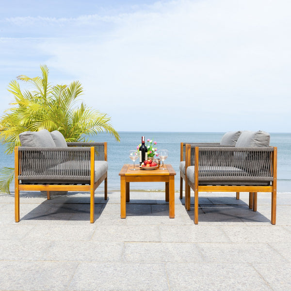 Safavieh Wilson 4 Piece Set Grey / Grey  PAT7731A