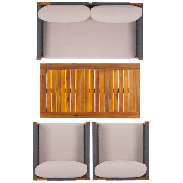 Safavieh Wilson 4 Piece Set Grey / Light Grey  PAT7731B