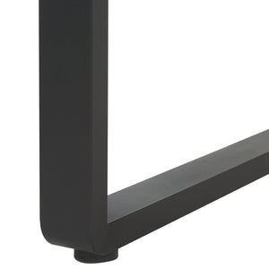 Safavieh VESTA 4-Piece Contemporary Outdoor Living Set with Durable Acacia Wood and Plush Cushions for Comfort Black / Grey PAT7737A